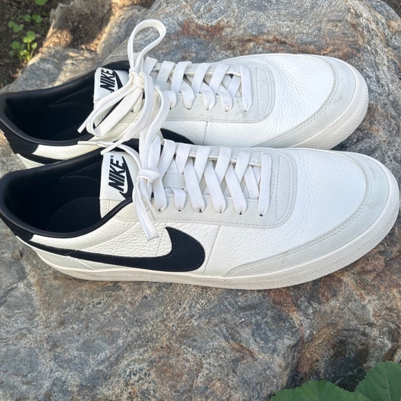 Nike Men's Cream and Black Sneakers - Picture 4 of 12